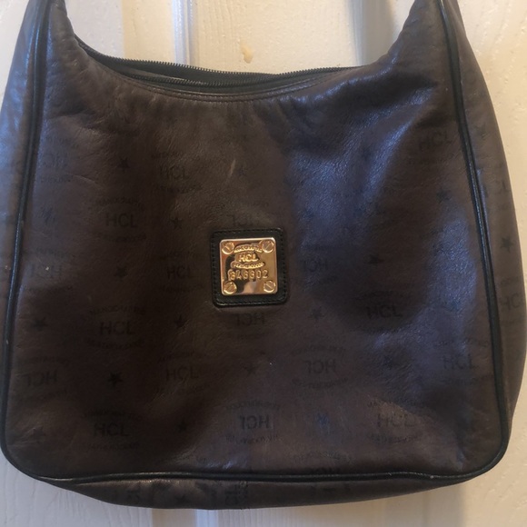 HCL crossbody leather print brown purse - Picture 9 of 11